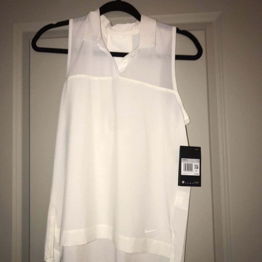White Nike Womens Golf Atheltic Tank Top SIZE XS